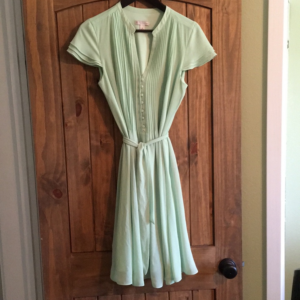Dressbarn size 10 mint green dress